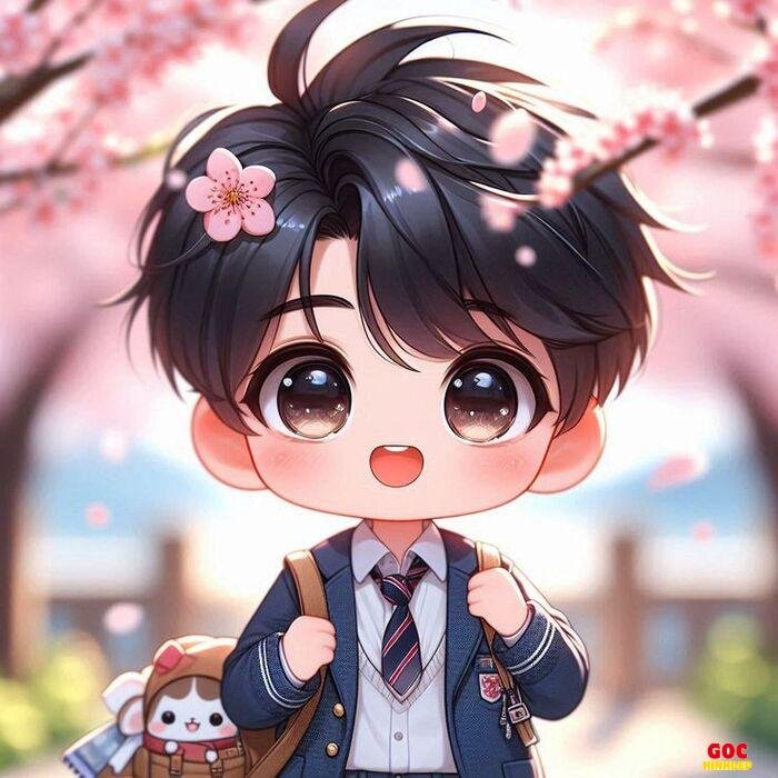ảnh chibi nam trang trí