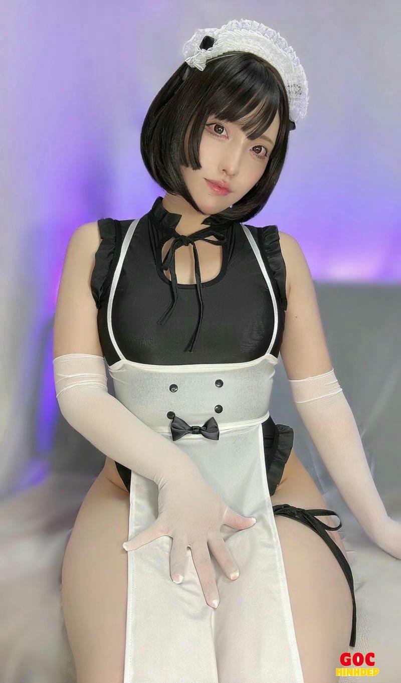 ảnh cosplay maid cực sexy