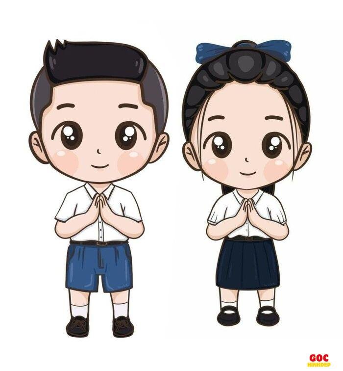 ảnh học sinh chibi đáng yêu nhất