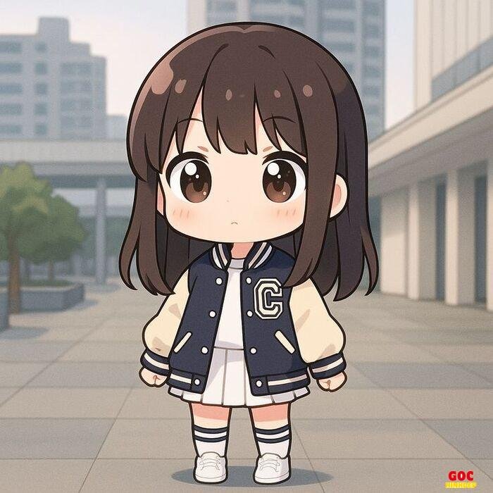 ảnh học sinh chibi đơn giản