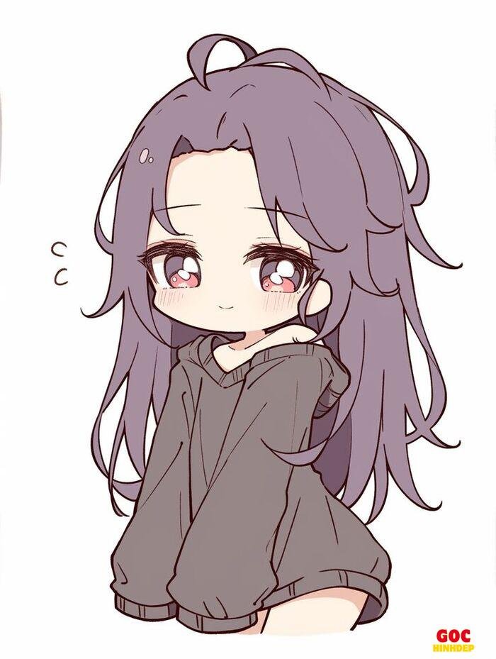 avatar chibi cute nhẹ nhàng