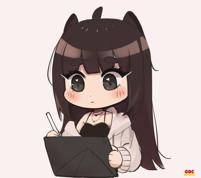 avatar cute chibi đáng yêu xinh