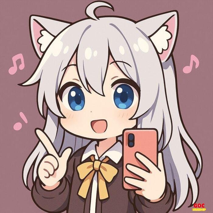 avatar cute chibi phong cách anime