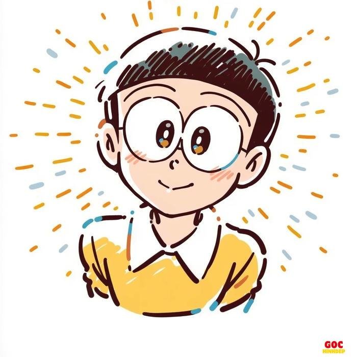 bản vẽ nobita tinh xảo