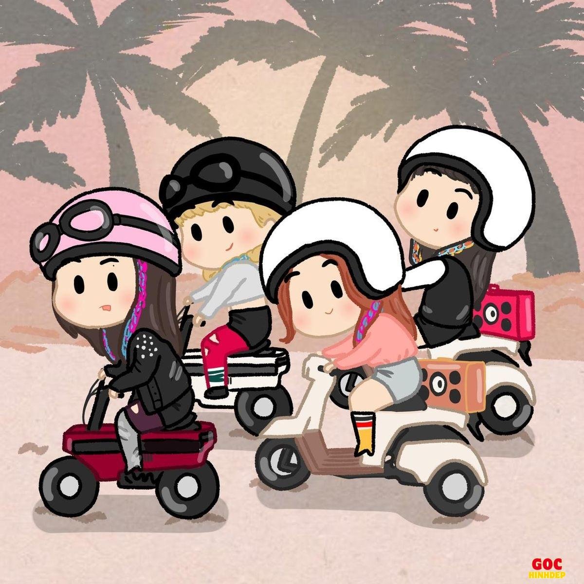 black pink chibi đáng yêu nhất quả đất