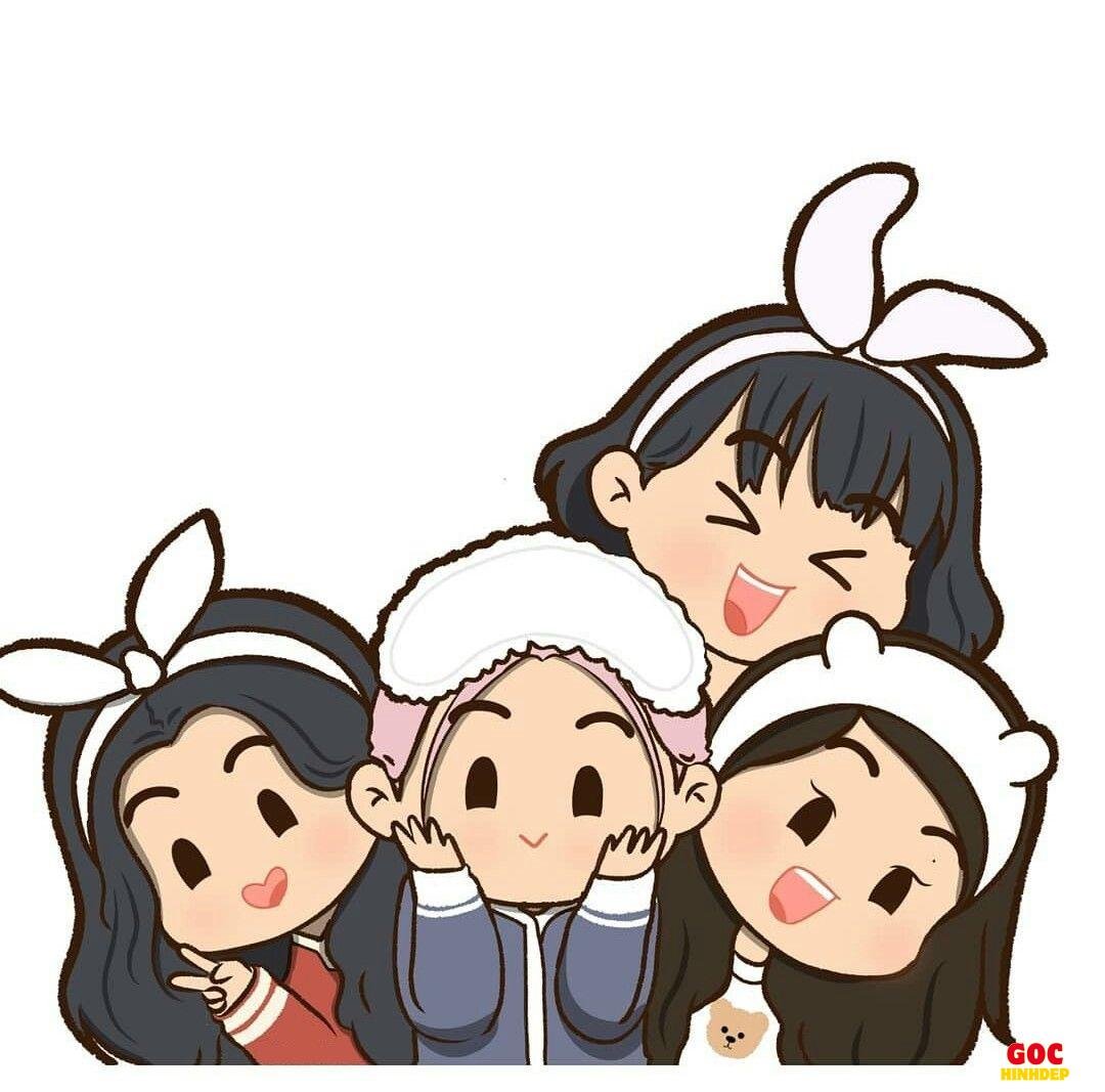 black pink chibi xinh yêu nhất