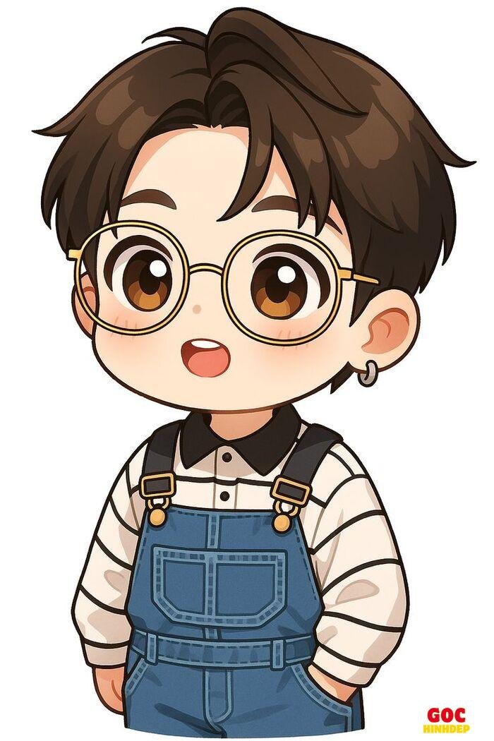 bts chibi đơn giản