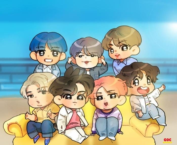 bts chibi phong cách dễ thương nhất