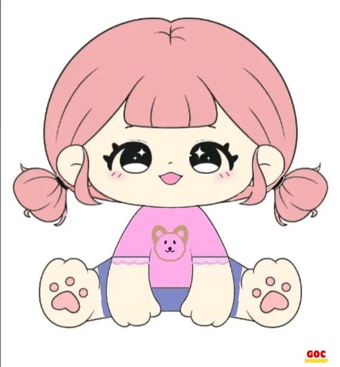 búp bê chibi hoạt hình