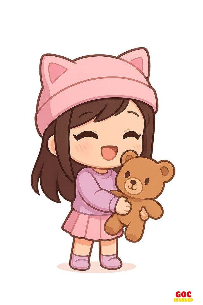 búp bê chibi nhẹ nhàng