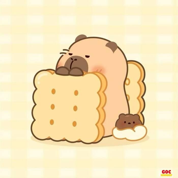 capybara chibi đáng yêu hết nấc