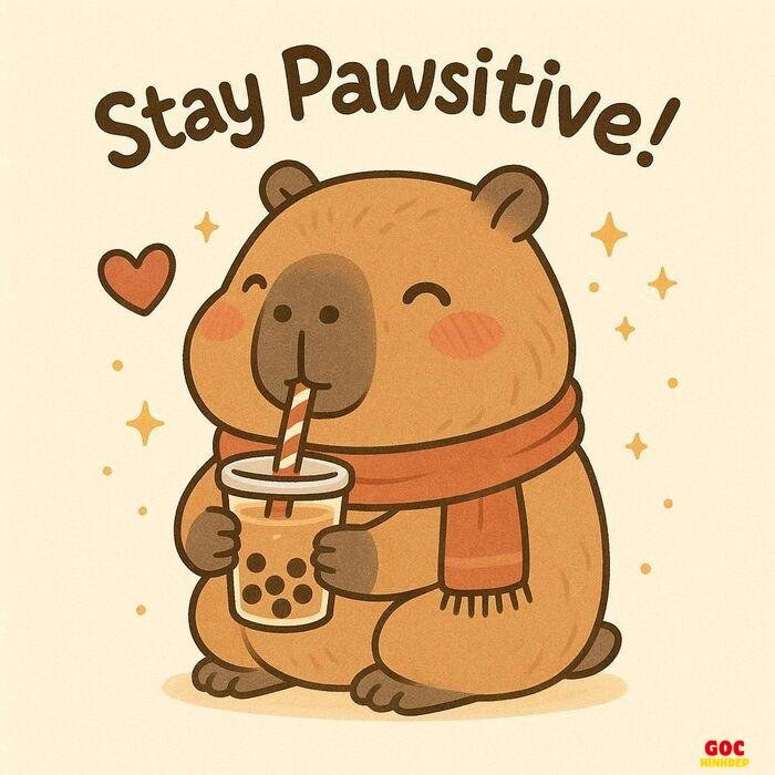 capybara chibi dễ làm