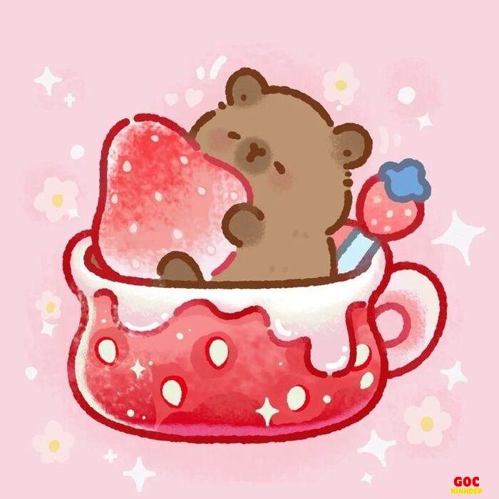 capybara chibi làm avatar