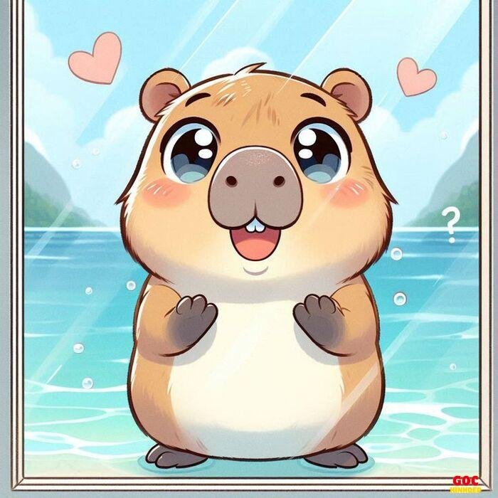 capybara chibi mini