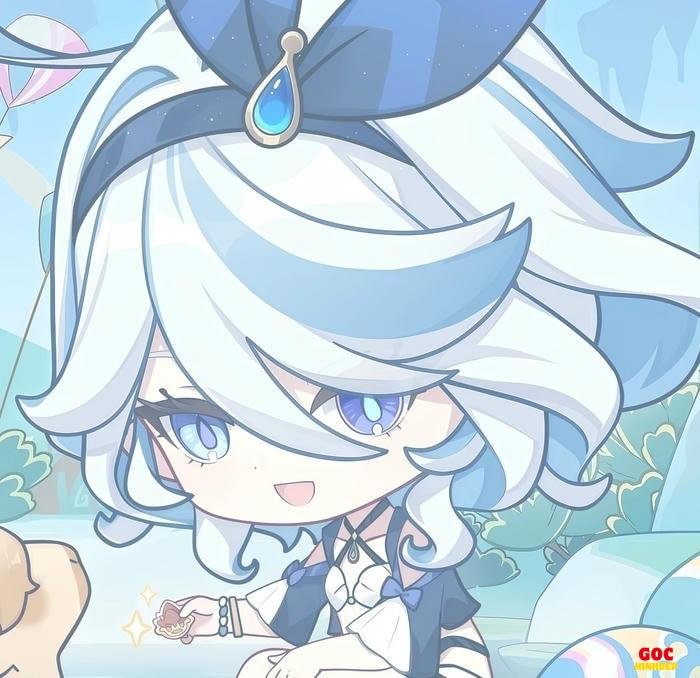 chân dung furina tinh tế