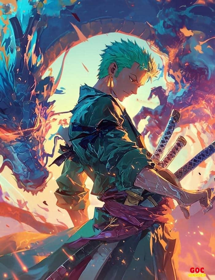 chân dung zoro rạng rỡ