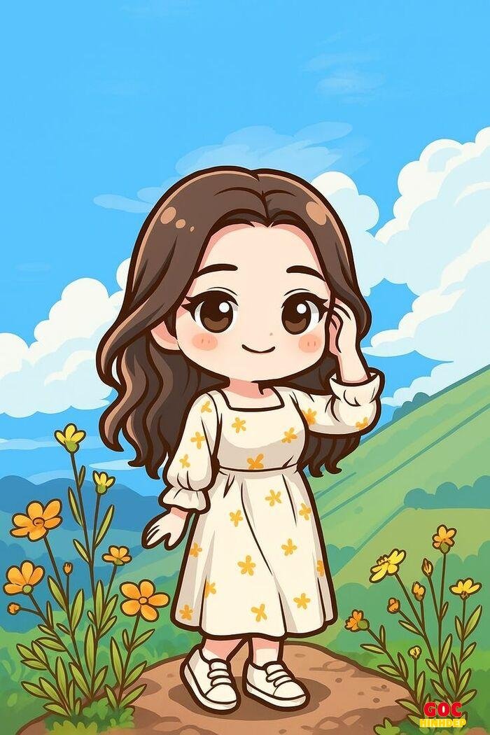 chibi cute làm hình nền