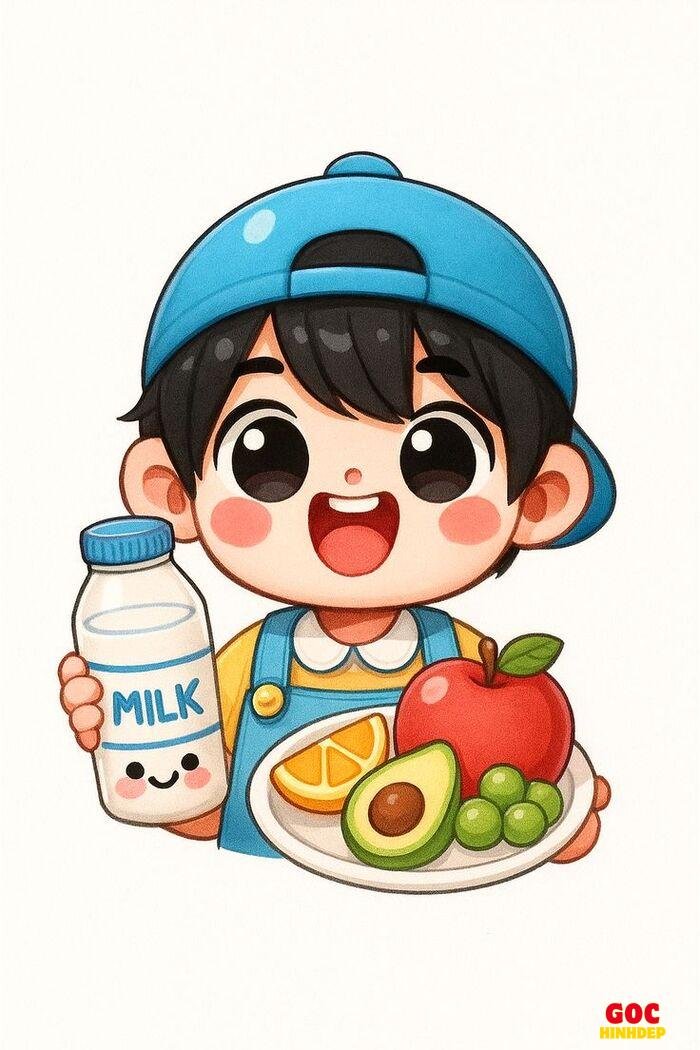 chibi cute phong cách dễ thương