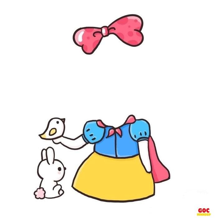 chibi ghép mặt làm sticker