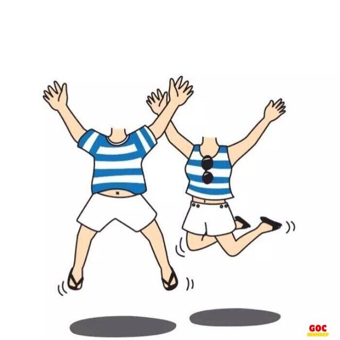 chibi ghép mặt vui nhộn