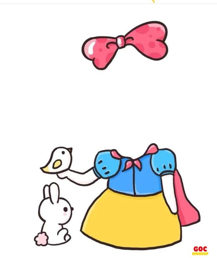 chibi ghép mặt xinh xắn