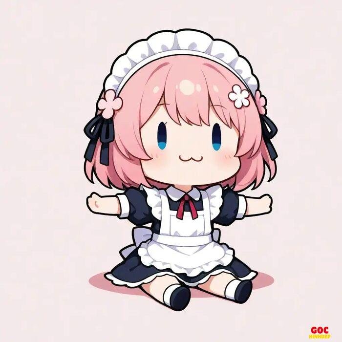 chibi girl dễ thương cute