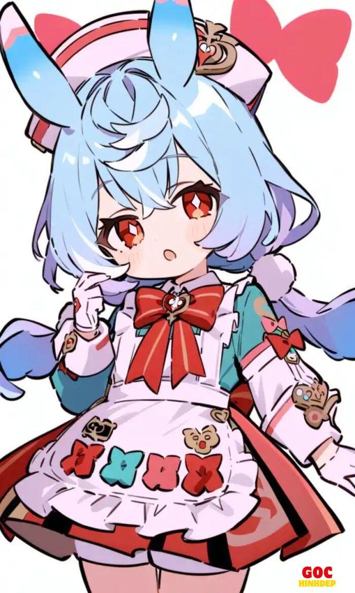 chibi girl phong cách anime