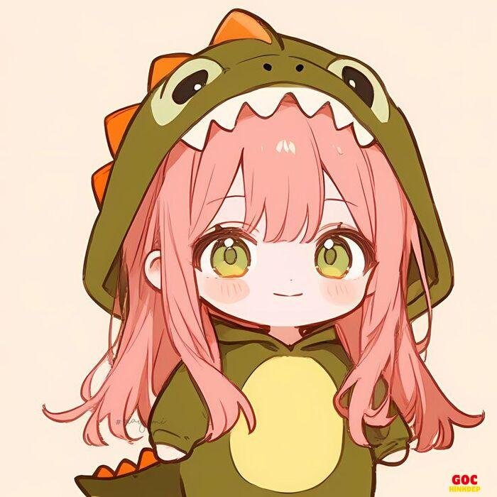 chibi girl phong cách dễ thương