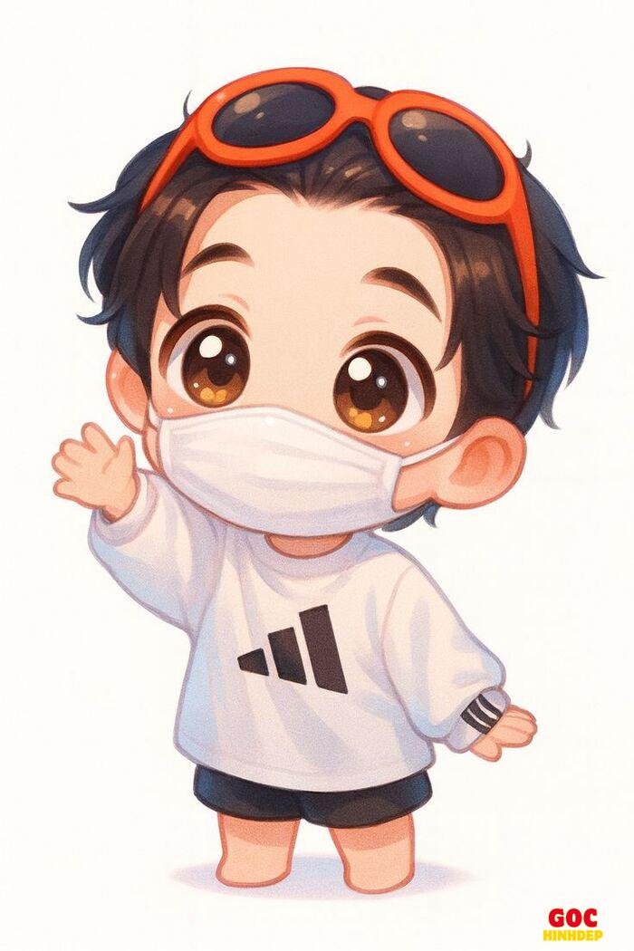 chibi nam minh họa
