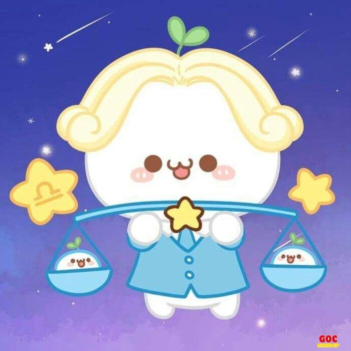 chibi thiên bình dễ thương cute
