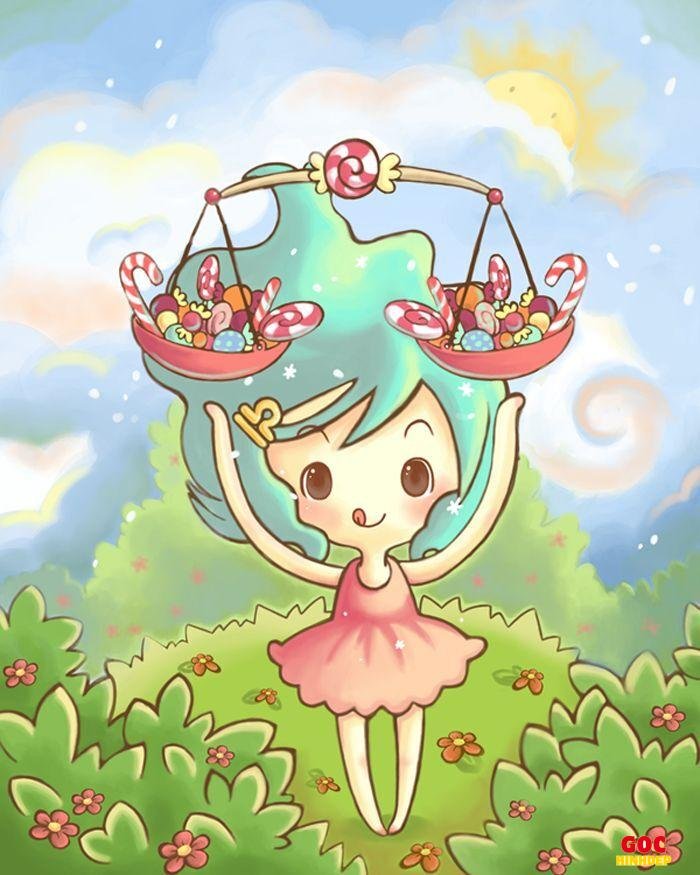 chibi thiên bình nhỏ xinh