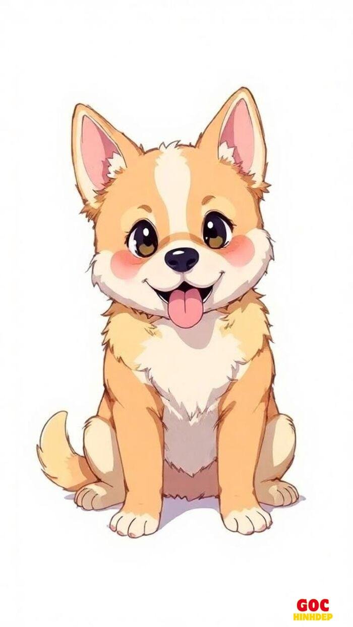chó chibi nhỏ xinh
