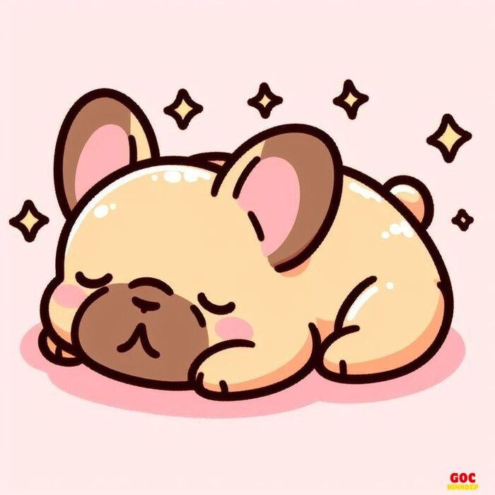 chó chibi vui nhộn đáng yêu