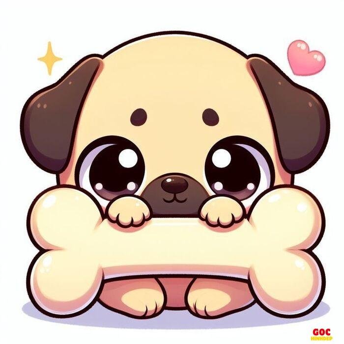 chó chibi xinh xắn