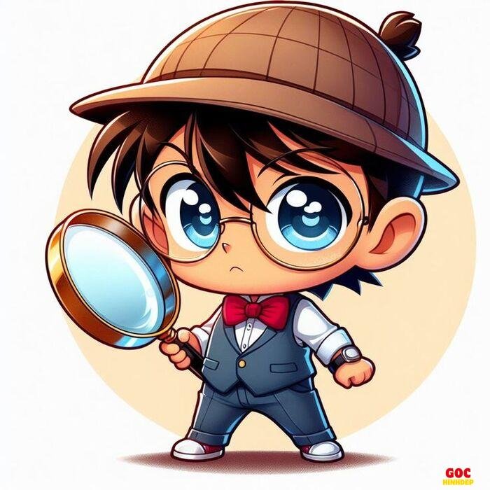 conan chibi dễ vẽ
