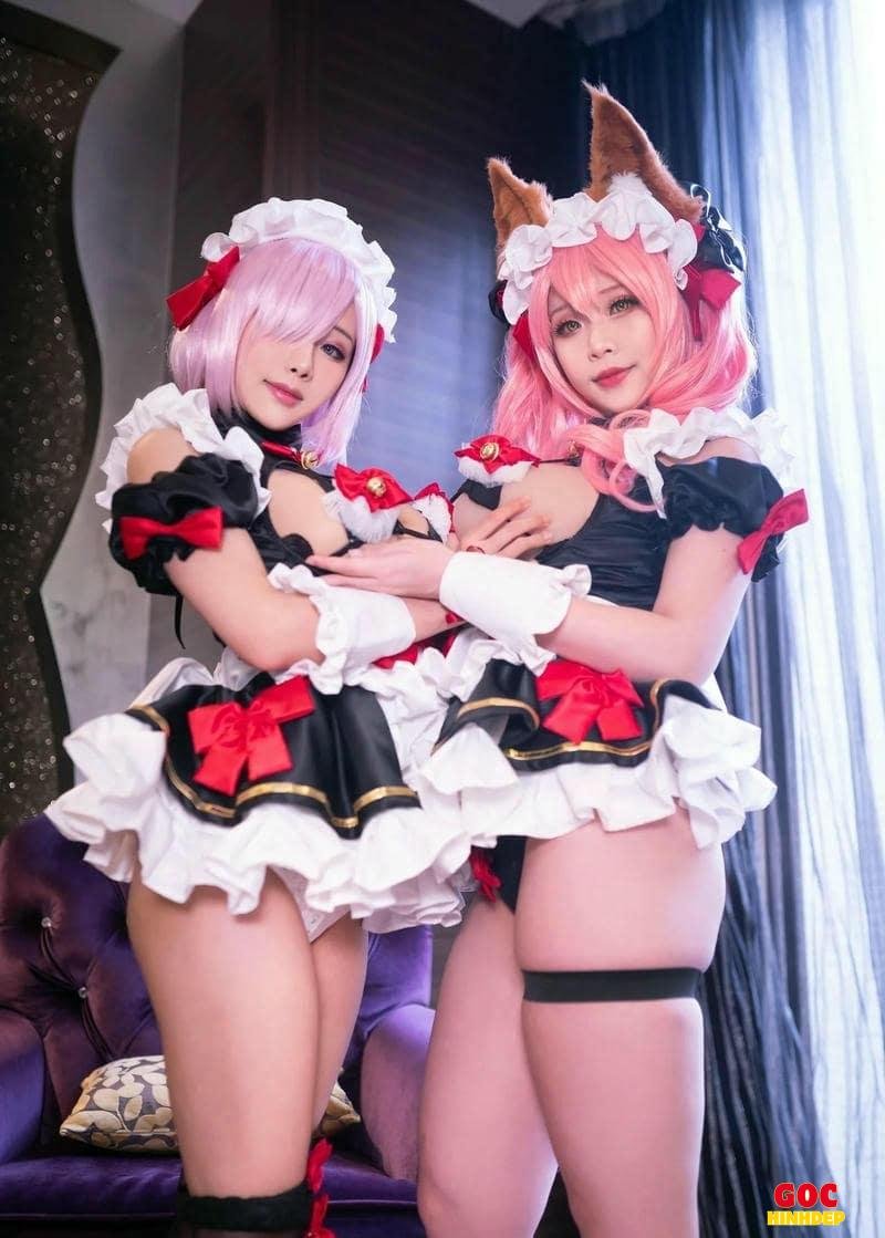 cosplay hầu gái khiêu gơi