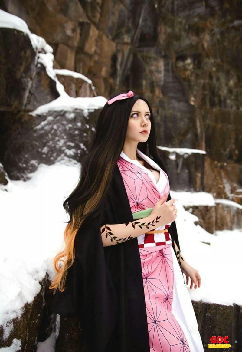 cosplay nezuko cực cute