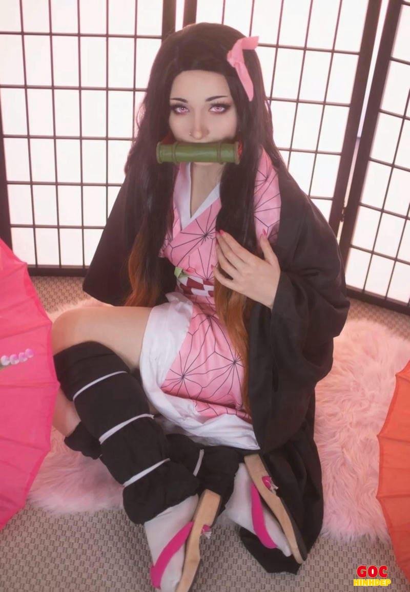 cosplay nezuko siêu cute
