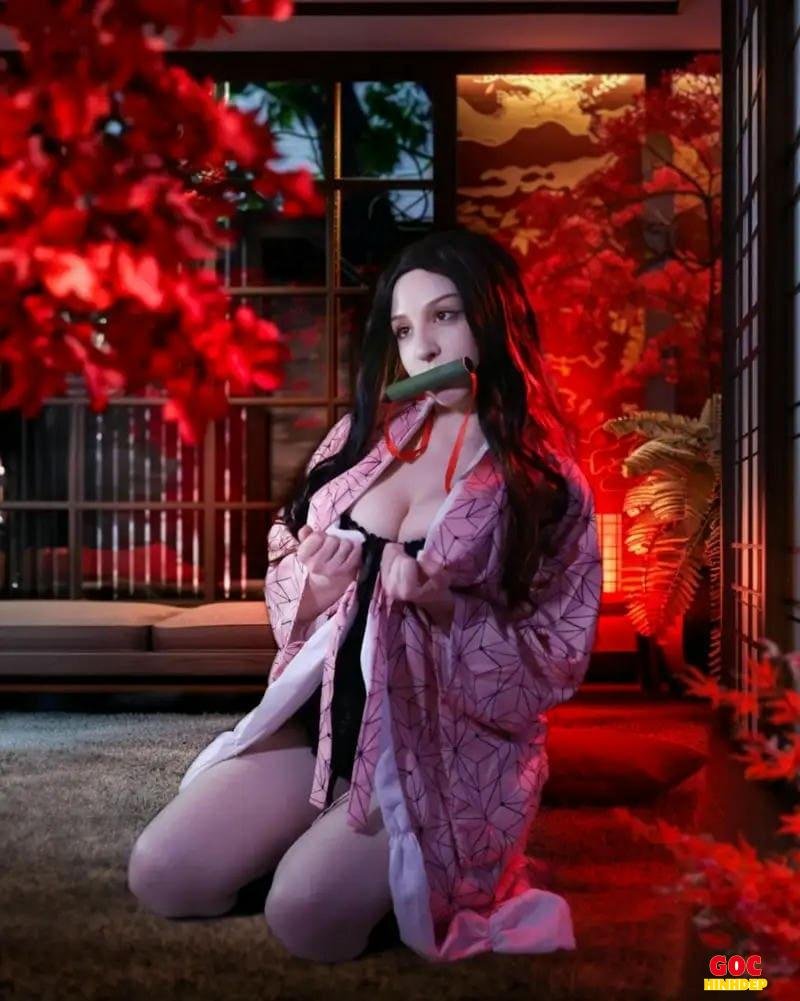 cosplay nezuko xinh