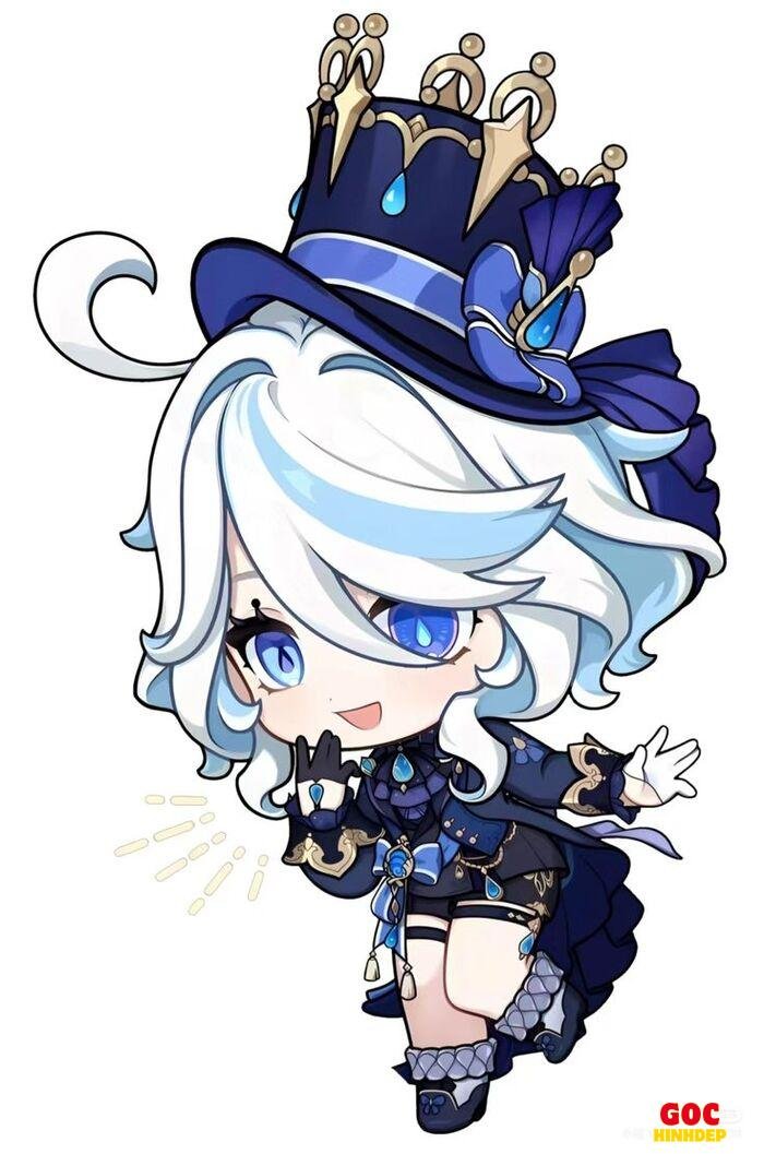 furina chibi dễ thương