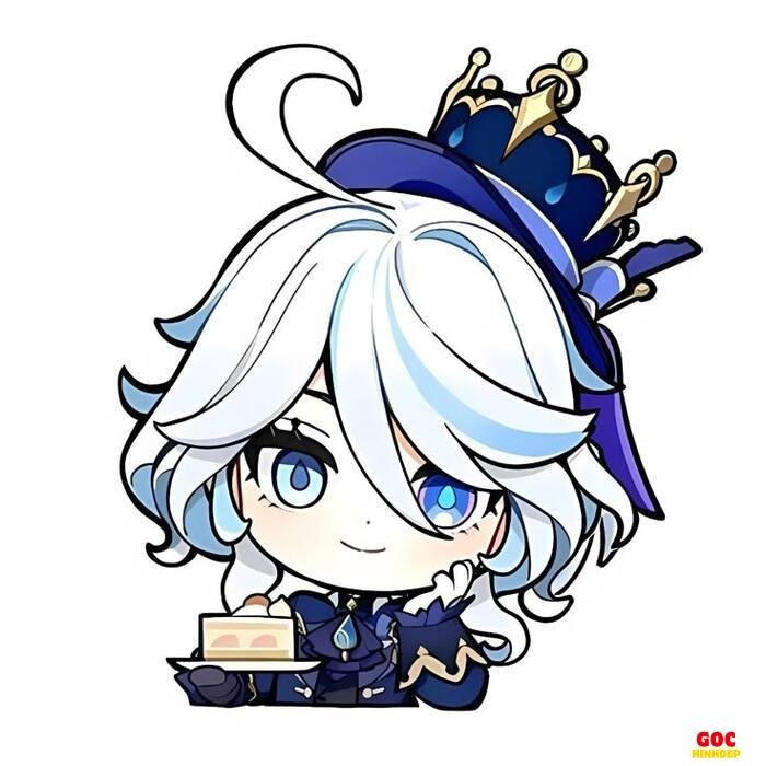 furina chibi nhẹ nhàng