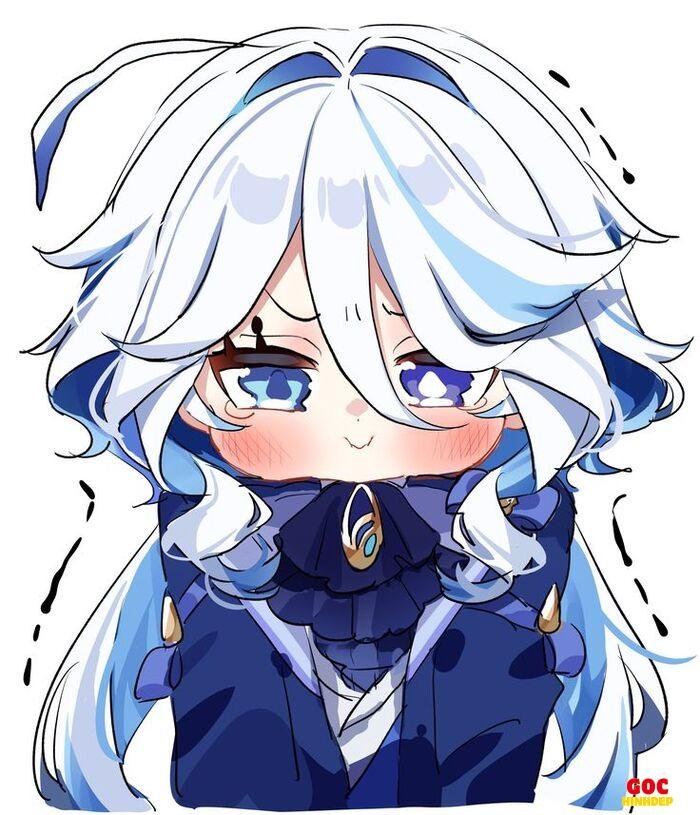 furina chibi phong cách dễ thương