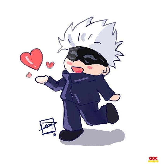 gojo chibi anime cute