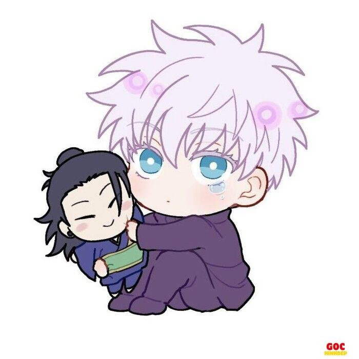 gojo chibi minh họa