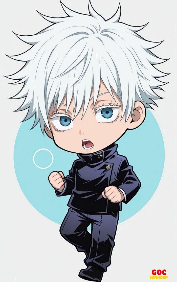 gojo chibi phong cách anime