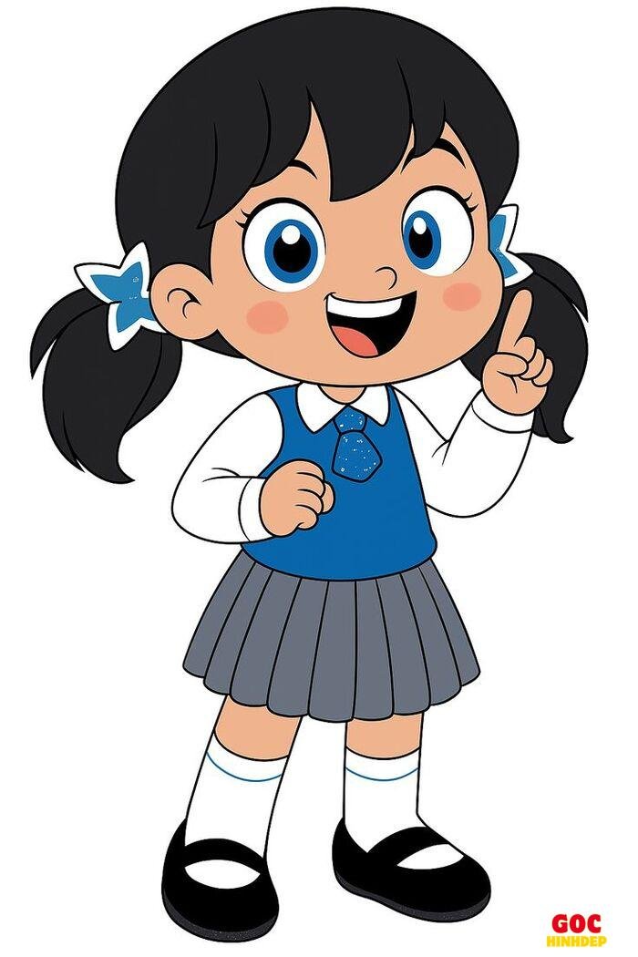 hình ảnh học sinh chibi dễ thương