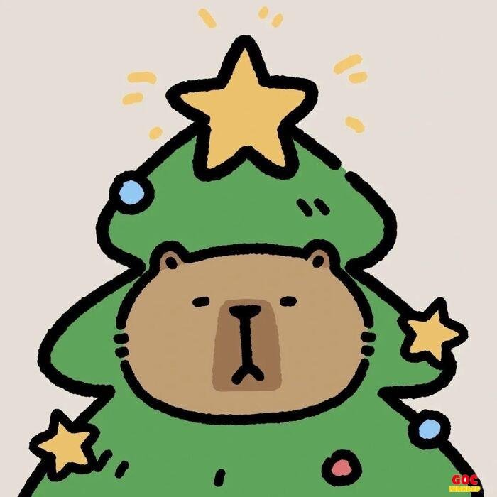 hình capybara chibi cute