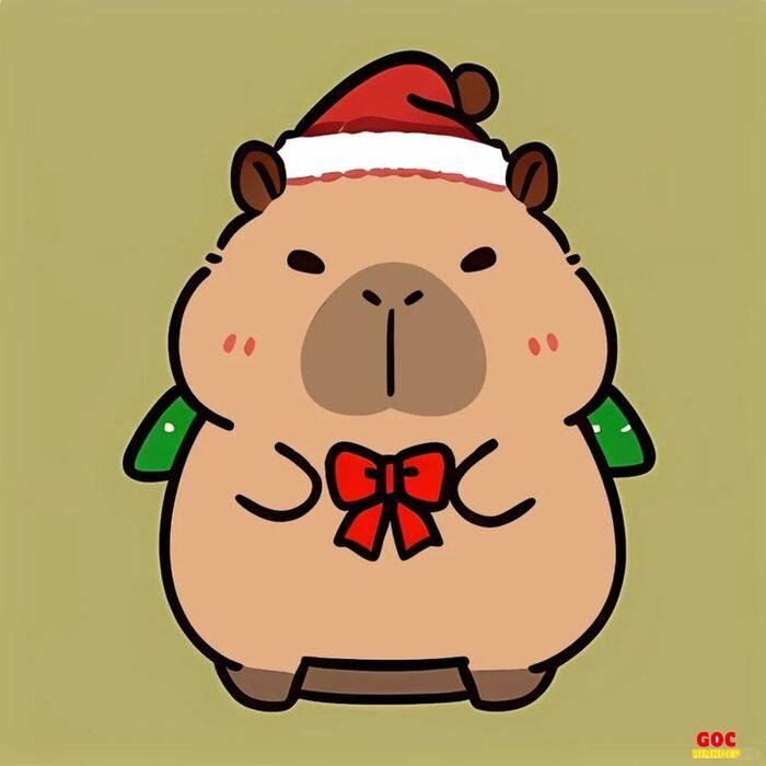 hình capybara chibi