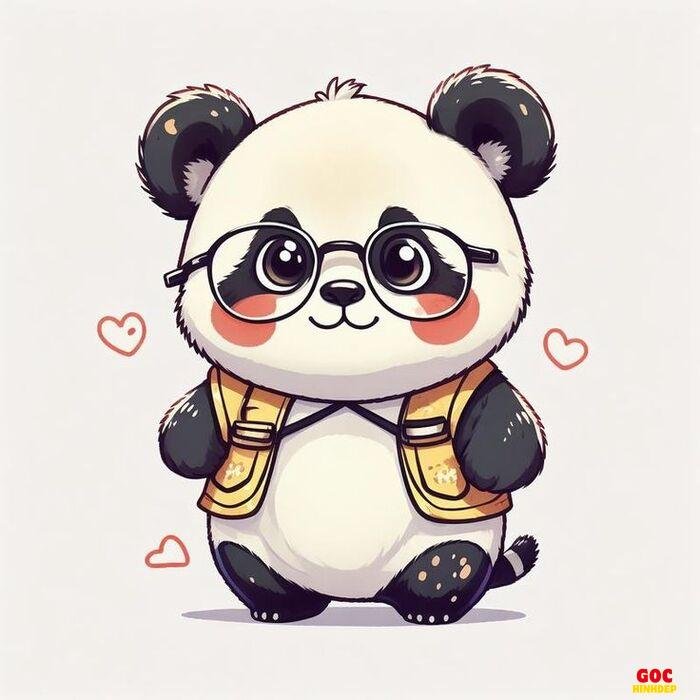 hình gấu trúc chibi icon