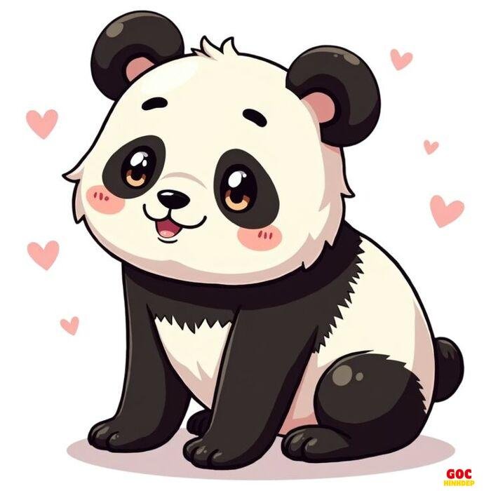 100+ hình gấu trúc chibi cute khiến bạn muốn tan chảy